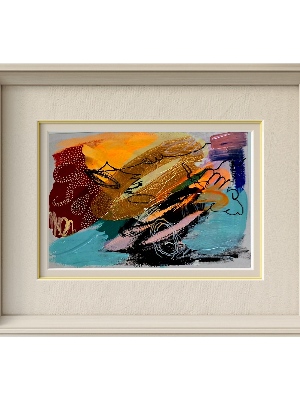 Abstract Coastal Colors Art